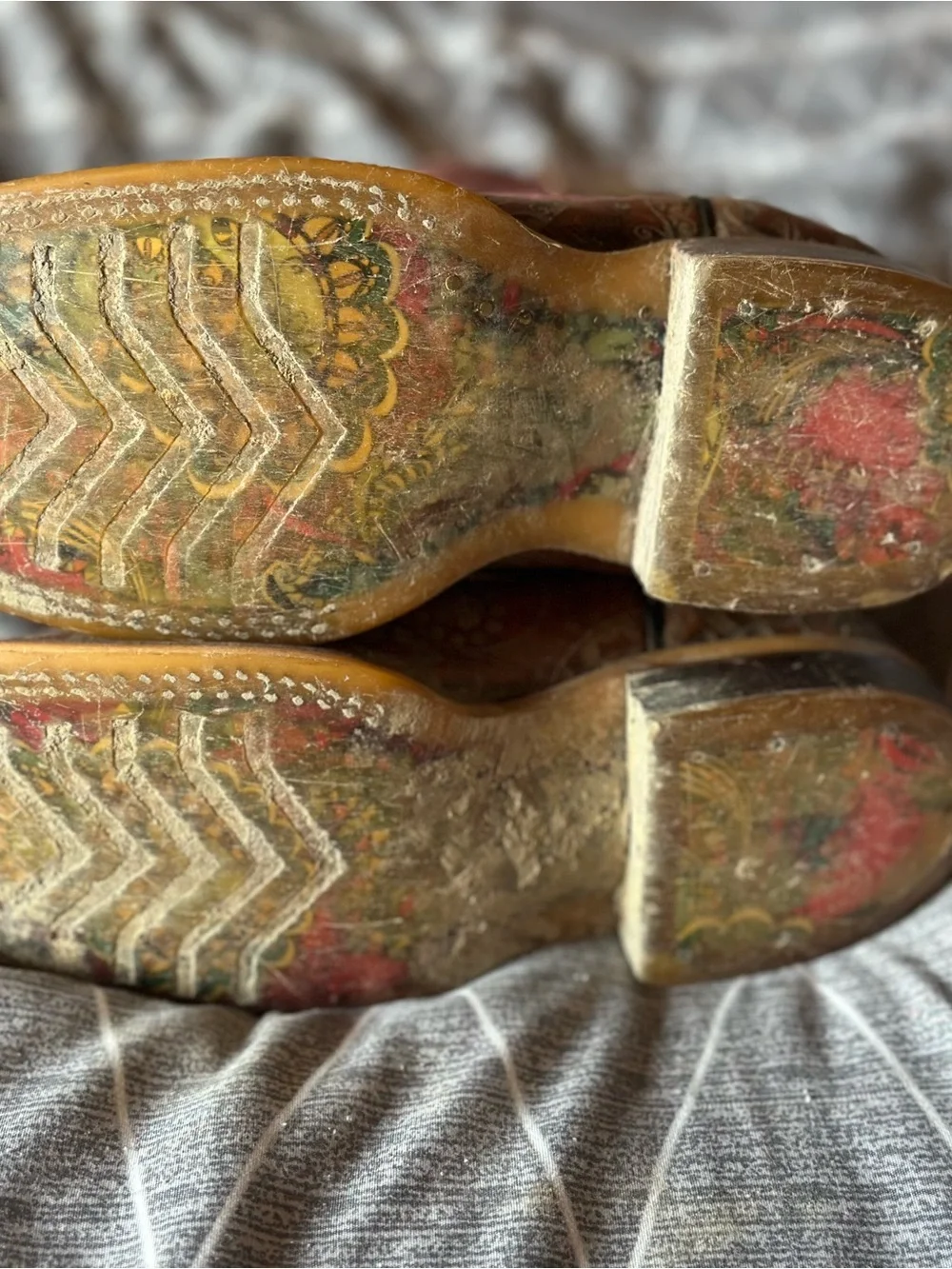 Tin Haul Kids Western Boots in Red and Tan